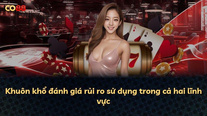 Khuôn khổ đánh giá rủi ro sử dụng trong cả hai lĩnh vực