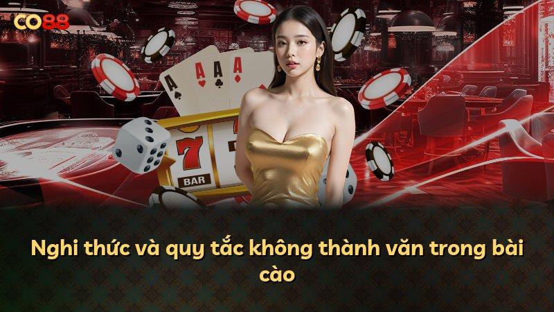 Nghi thức và quy tắc không thành văn trong bài cào
